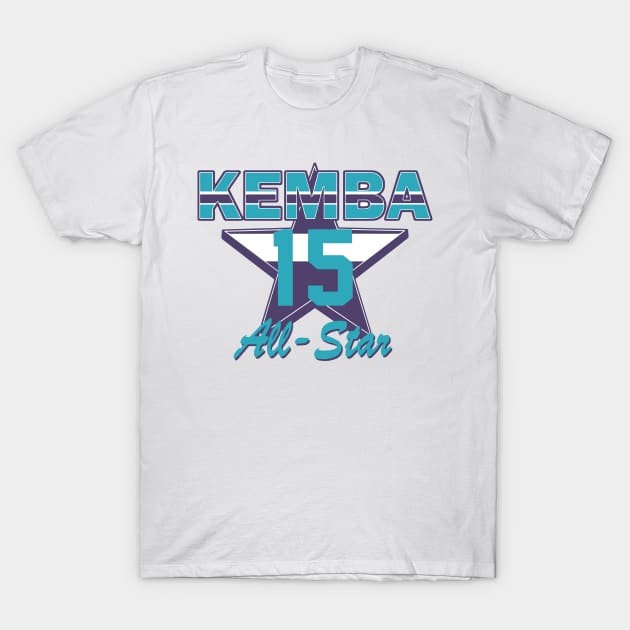 Kemba All-Star Purple/Teal T-Shirt by Every Hornets Boxscore